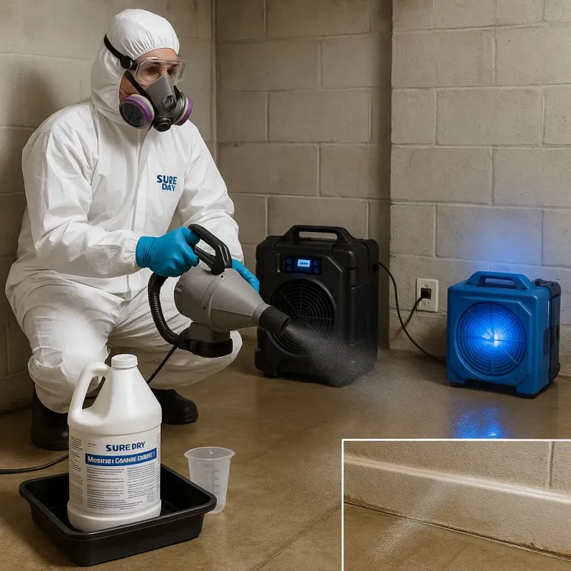 Sanitization and Odor Removal process in Delta, OH