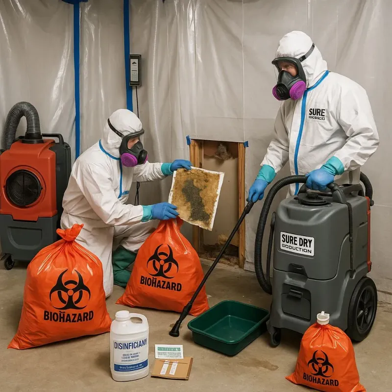 Contaminated Water Handling Protocols process in Delta, OH